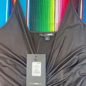 FashionNova Shanghai Ruched dress
